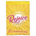 Recinto 13 x 18 in. Rejoice Psalm 118-24 Polyester & Print Double Applique Garden Flag RE3460669